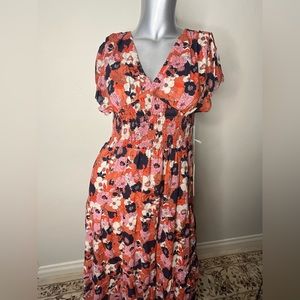 Trovata Birds of Paradis Kendall Dress Magnolia